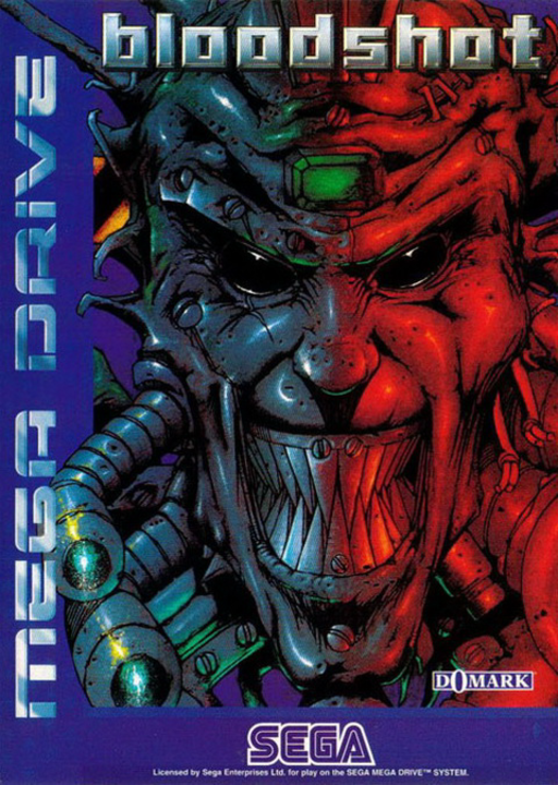 Bloodshot box art for Sega CD
